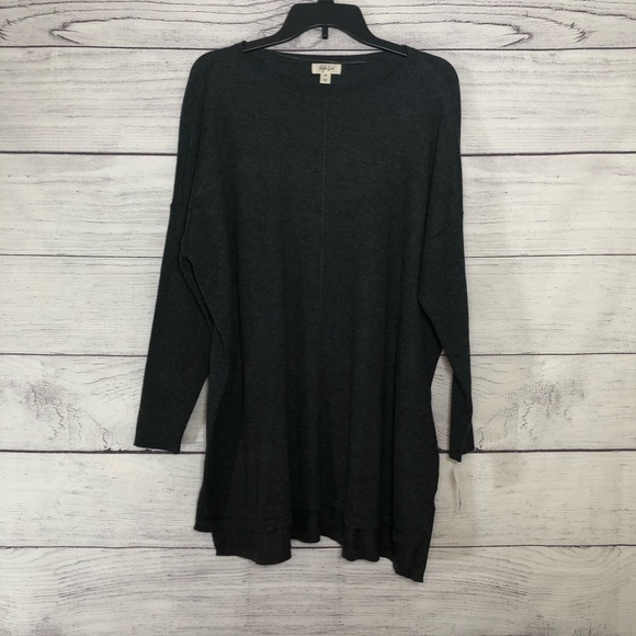 NWT Style & Co Dark Gray Sweater Sz 0X - Picture 4 of 6